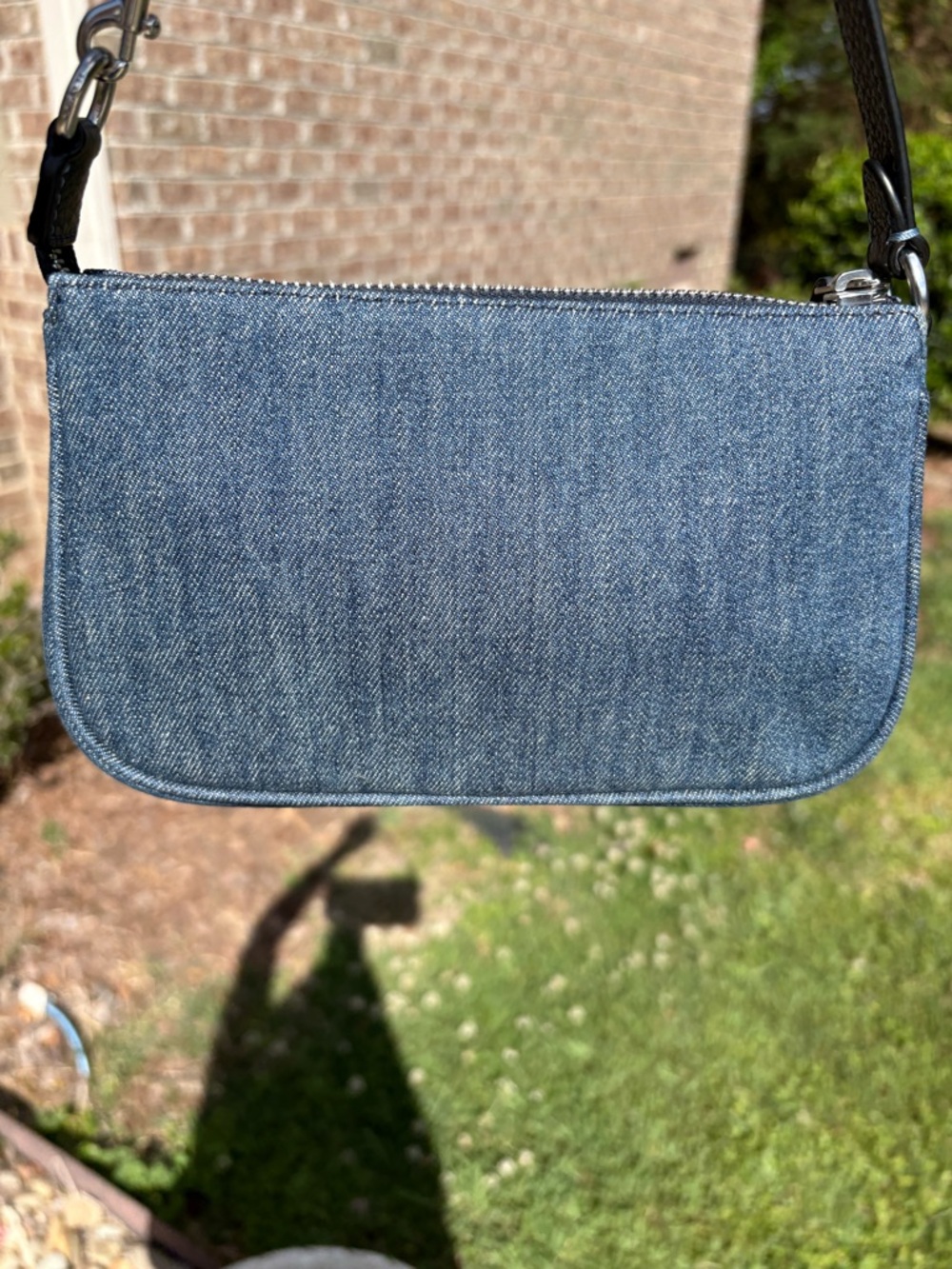 Coach Nolita 19 Denim With Silver Rivets EUC - Picture 5 of 11